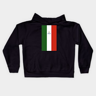 Italia - Italian tricolor Kids Hoodie